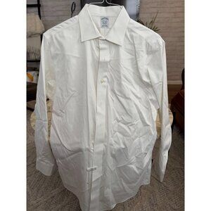 Brooks Brothers Classic Non-Iron 100% American Supima Cotton Shirt Mens Size 34
